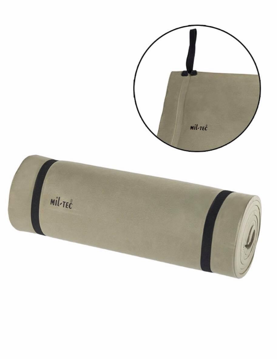 Mil-Tec OD Sleeping Pad skumliggunderlag i olivgrönt uppvecklat