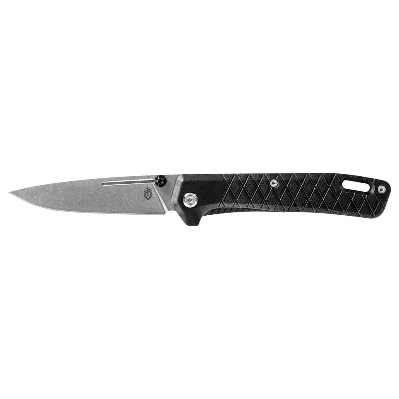 Gerber Zilch Black EDC fällkniv med öppen ramkonstruktion i svart