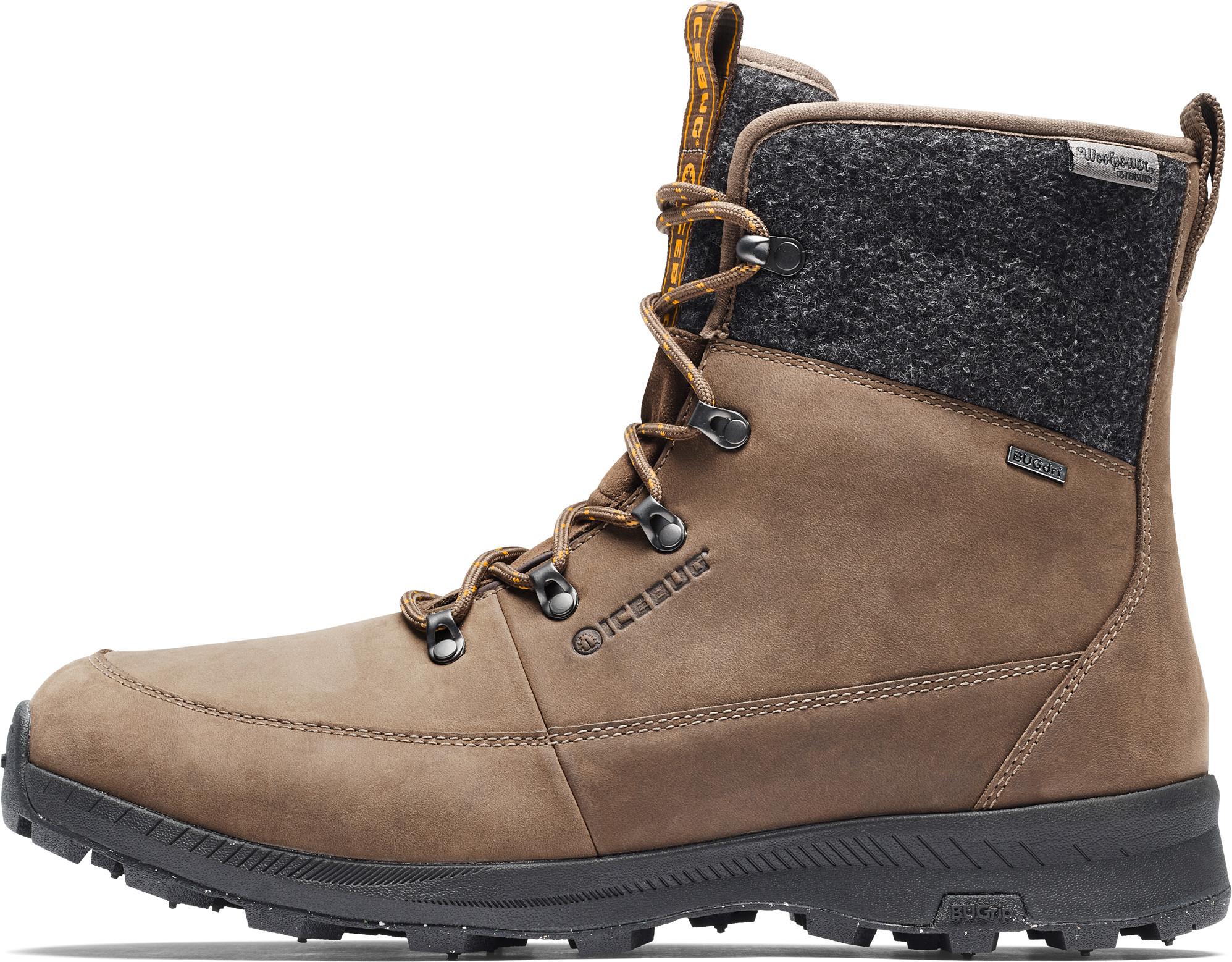 Icebug Adak ReWool BUGrip vinterkängor unisex coffee grey