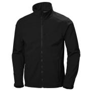 Helly Hansen Paramount softshelljacka för herr i svart med fleecefoder och vindtätt membran