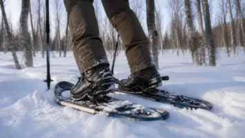 Bästa snöskorna illustrert som vandring hos Vildmarksvalet