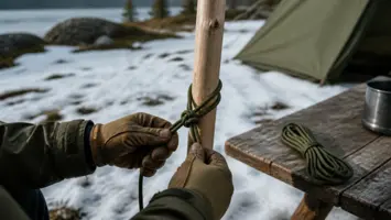 Paracord-guide illustrert som knivar & verktyg hos Vildmarksvalet