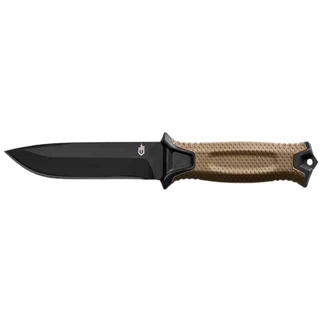 Gerber StrongArm fast kniv i coyote brown med 420HC-blad och MOLLE-slida