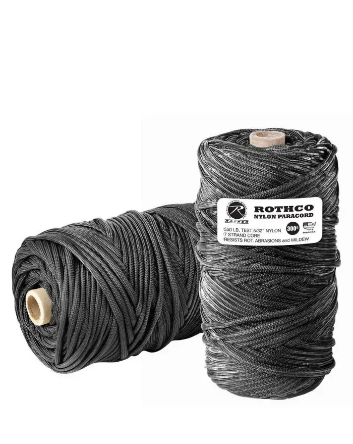 Rothco paracord 550lb 91 meter stor rulle för serios outdoor-användning