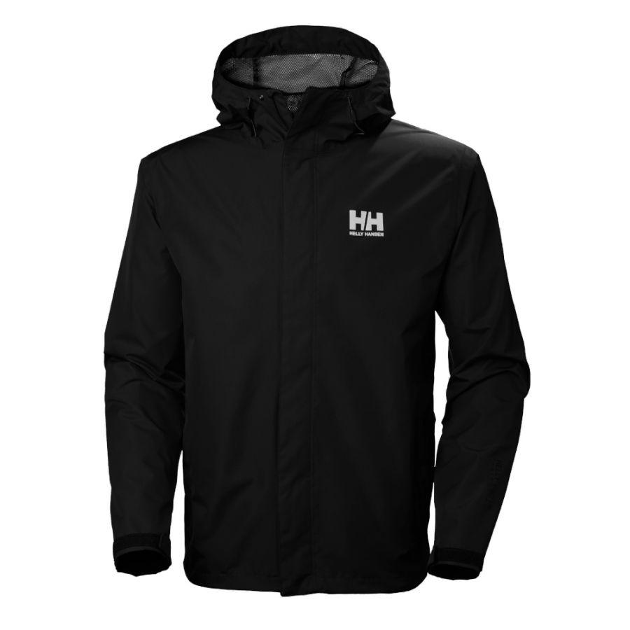 Helly Hansen Seven J regnjacka herr svart