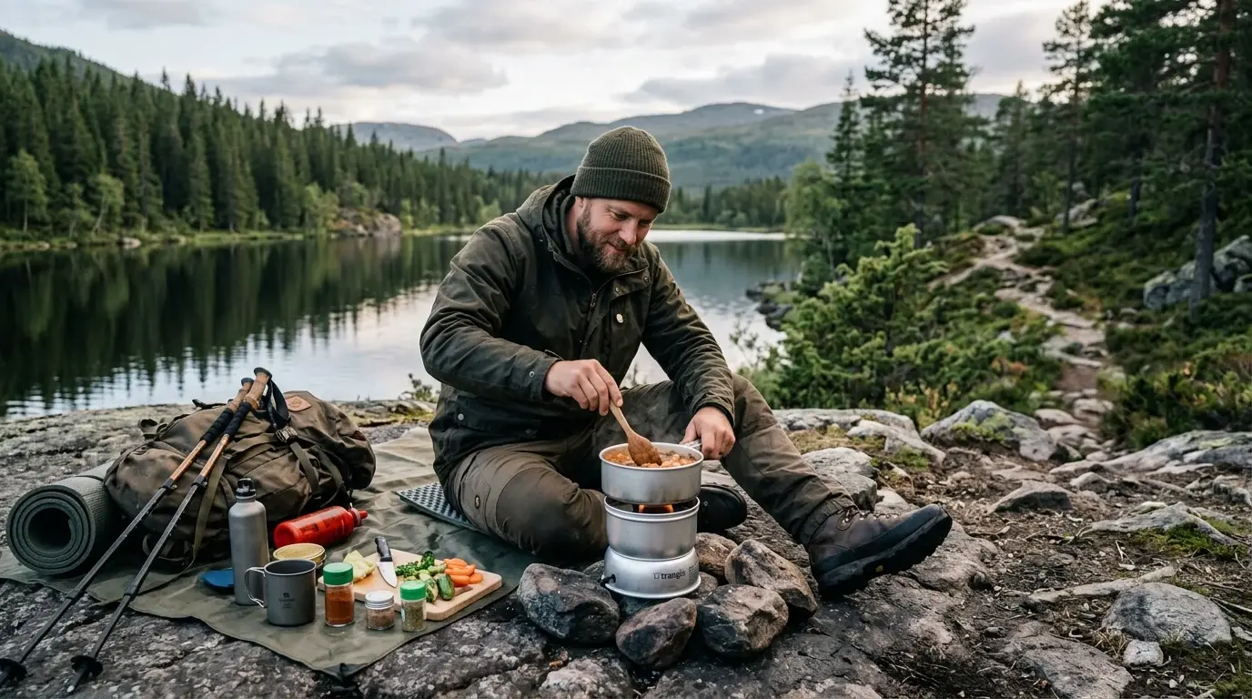 Matlagning ute — friluftskök hos Vildmarksvalet